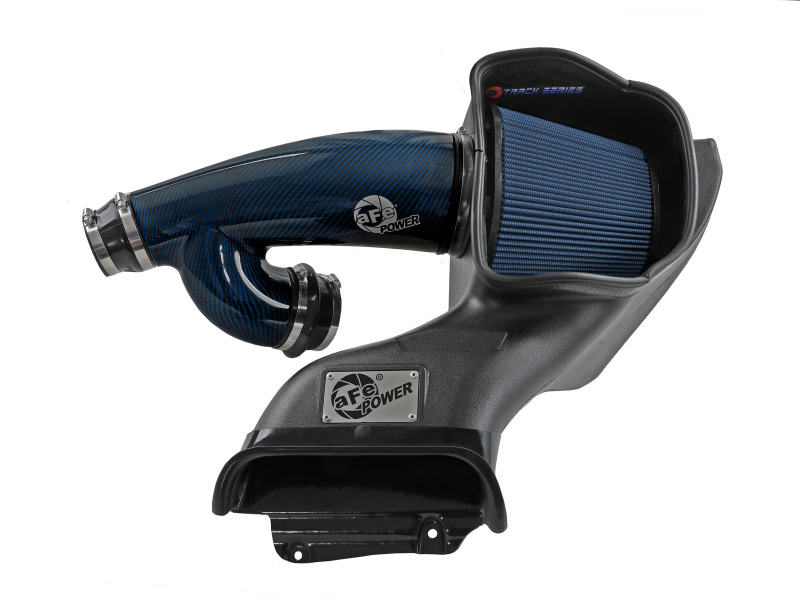 Ford F-150 Performance Air Intake - aFe - Track Series Blue Kevlar/Carbon Fiber w/ Pro 5R Filter - Blue - `17-`24
