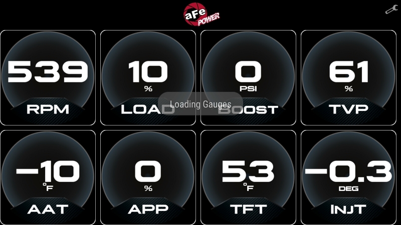 Dodge RAM Digital Gauge Display - aFe - AFE AGD Advanced - `08-`23