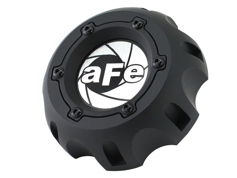 Ford Diesel Trucks Oil Cap - aFe - Billet Aluminum - Matte Black - `11-`14
