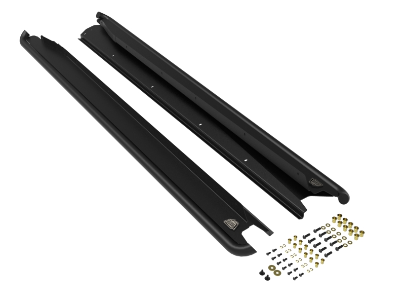 Subaru Outback Off-Road Sliders - aFe - Terra Guard Trail - Black - `15-`19