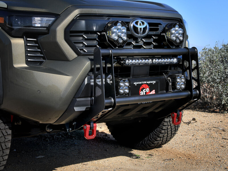Toyota Tacoma Bull Bar - aFe - Terra Guard - Black - `24-`26