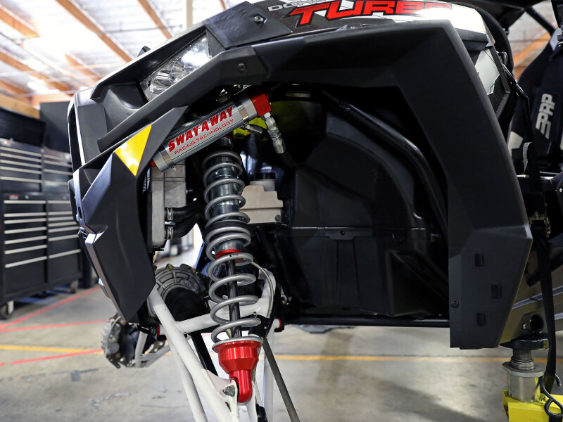 Polaris RZR Coilover Suspension Kit - Front - aFe - Sway-A-Way 2.5 w/ Remote Reservoirs and Comp Adj - `17-`19