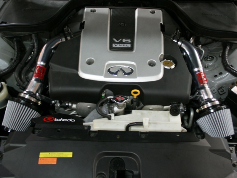 Infiniti G37 Performance Air Intake - aFe - Stage-2 PRO DRY S - Polished - `08-`13