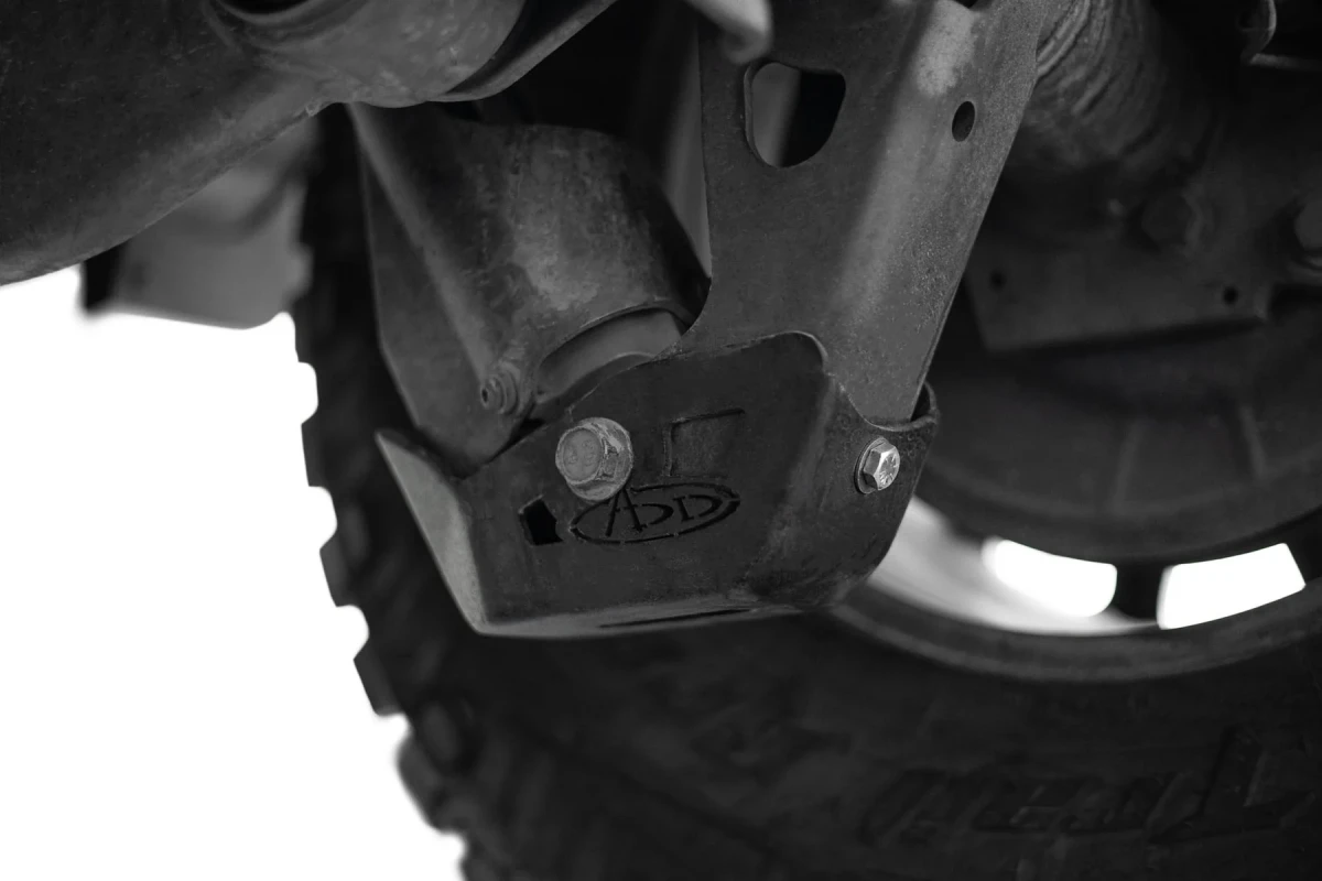RAM 1500 Rear Shock Guards - Addictive Desert Designs - Hammer Black - `21+ TRX & RHO