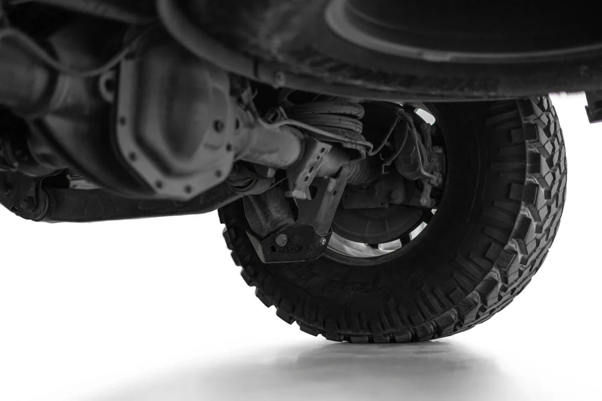 RAM 1500 Rear Shock Guards - Addictive Desert Designs - Hammer Black - `21+ TRX & RHO