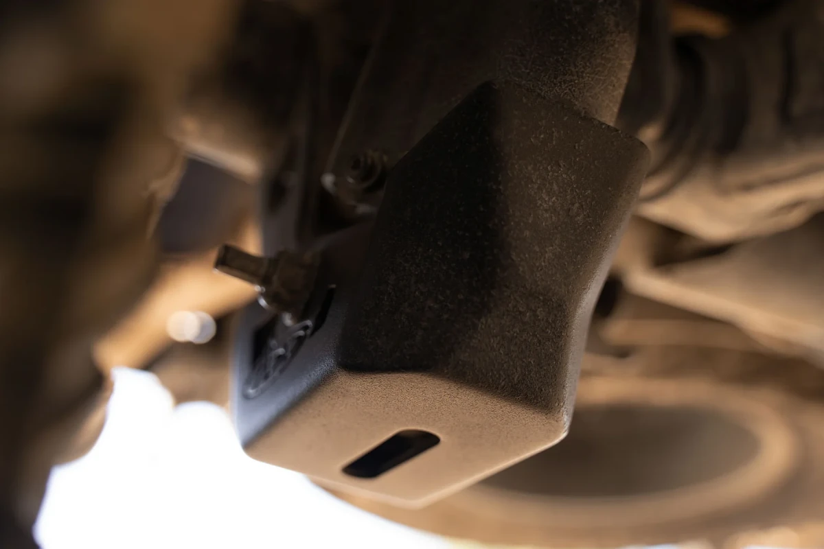 RAM 1500 Rear Shock Guards - Addictive Desert Designs - Hammer Black - `21+ TRX & RHO