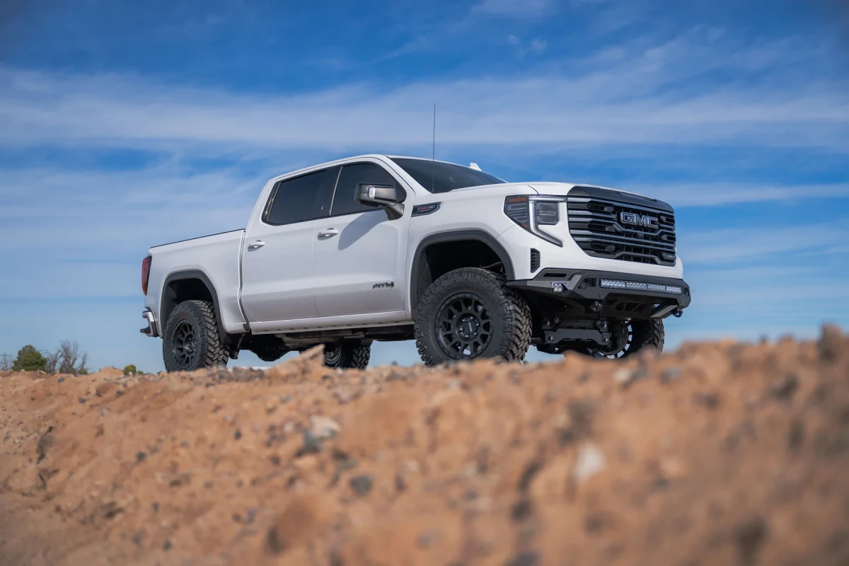 GMC Sierra 1500 Bumper - Front - Addictive Desert Designs - Stealth Fighter - Winch Mount - 2022+