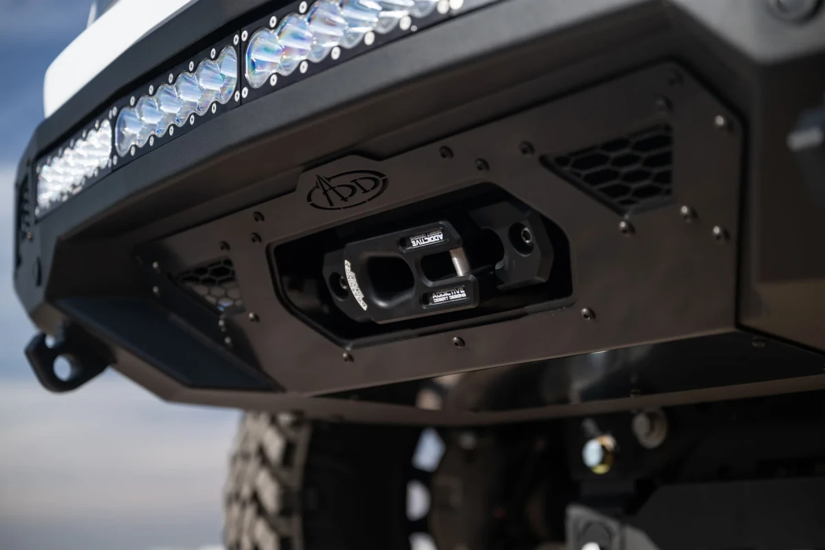 GMC Sierra 1500 Bumper - Front - Addictive Desert Designs - Stealth Fighter - Winch Mount - 2022+