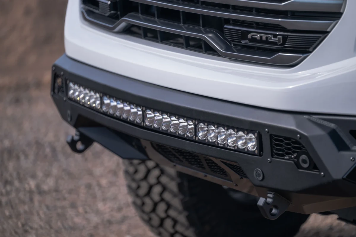 GMC Sierra 1500 Bumper - Front - Addictive Desert Designs - Stealth Fighter - Winch Mount - 2022+