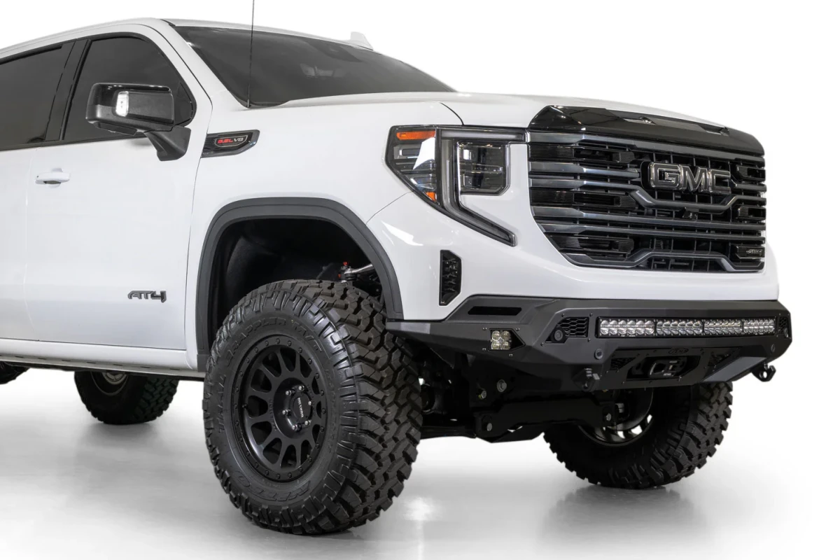 GMC Sierra 1500 Bumper - Front - Addictive Desert Designs - Stealth Fighter - Winch Mount - 2022+