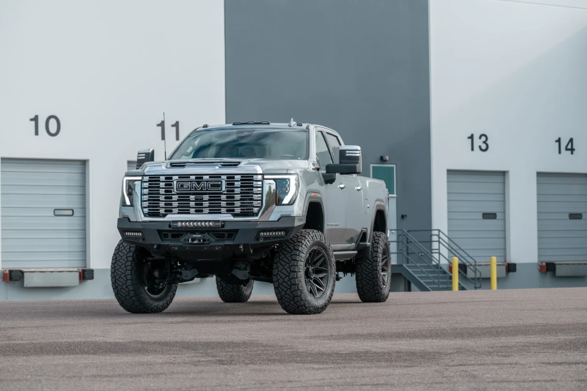 GMC Sierra 3500 Winch Mount Bumper - Front - Addictive Desert Designs - Phantom - `24+