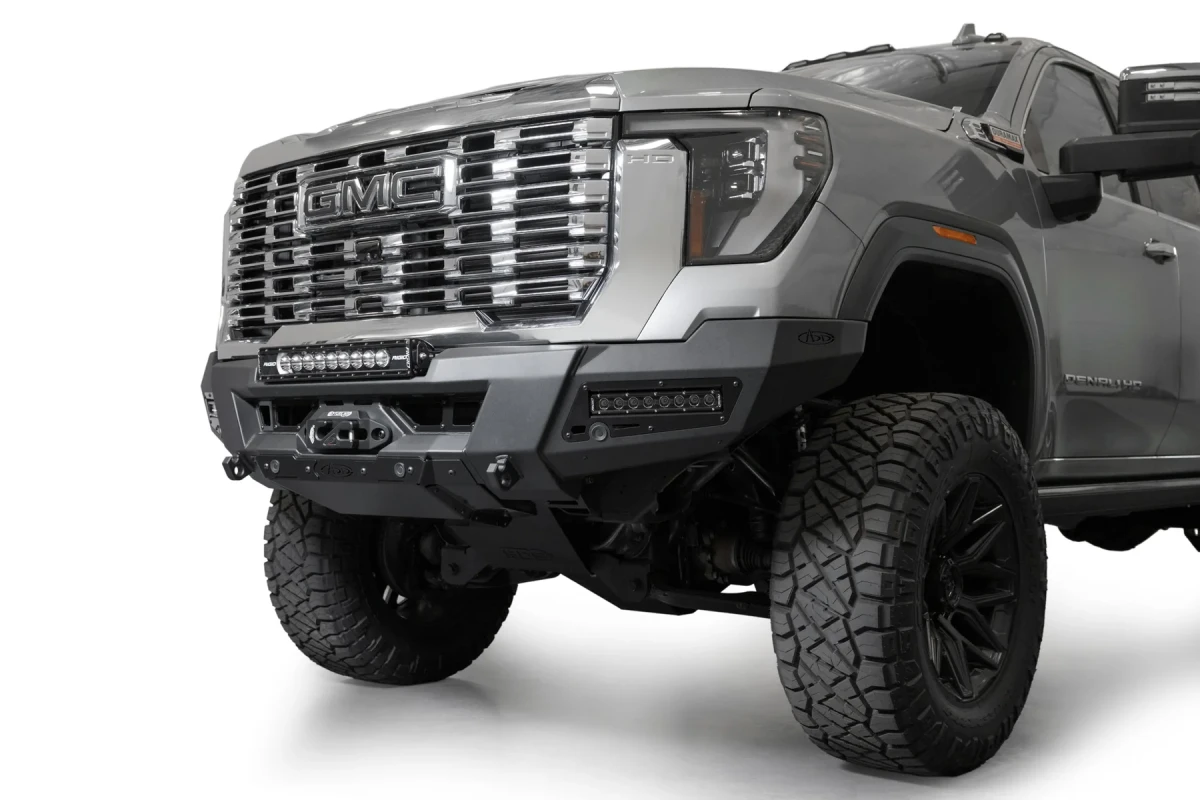GMC Sierra 3500 Winch Mount Bumper - Front - Addictive Desert Designs - Phantom - `24+