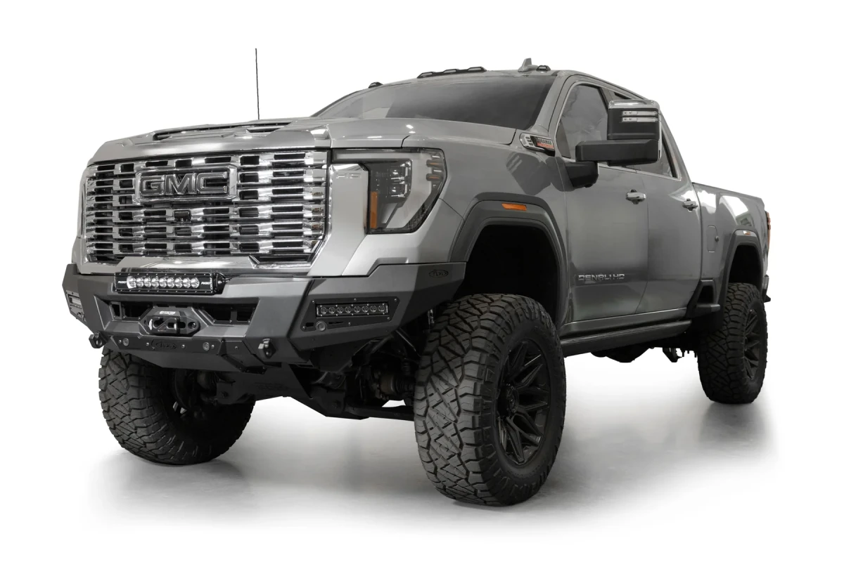 GMC Sierra 3500 Winch Mount Bumper - Front - Addictive Desert Designs - Phantom - `24+