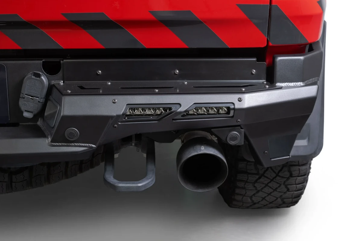 Ram RHO Bumper - Rear - Addictive Desert Designs - Phantom - Hammer Black Powder Coat - 2025+