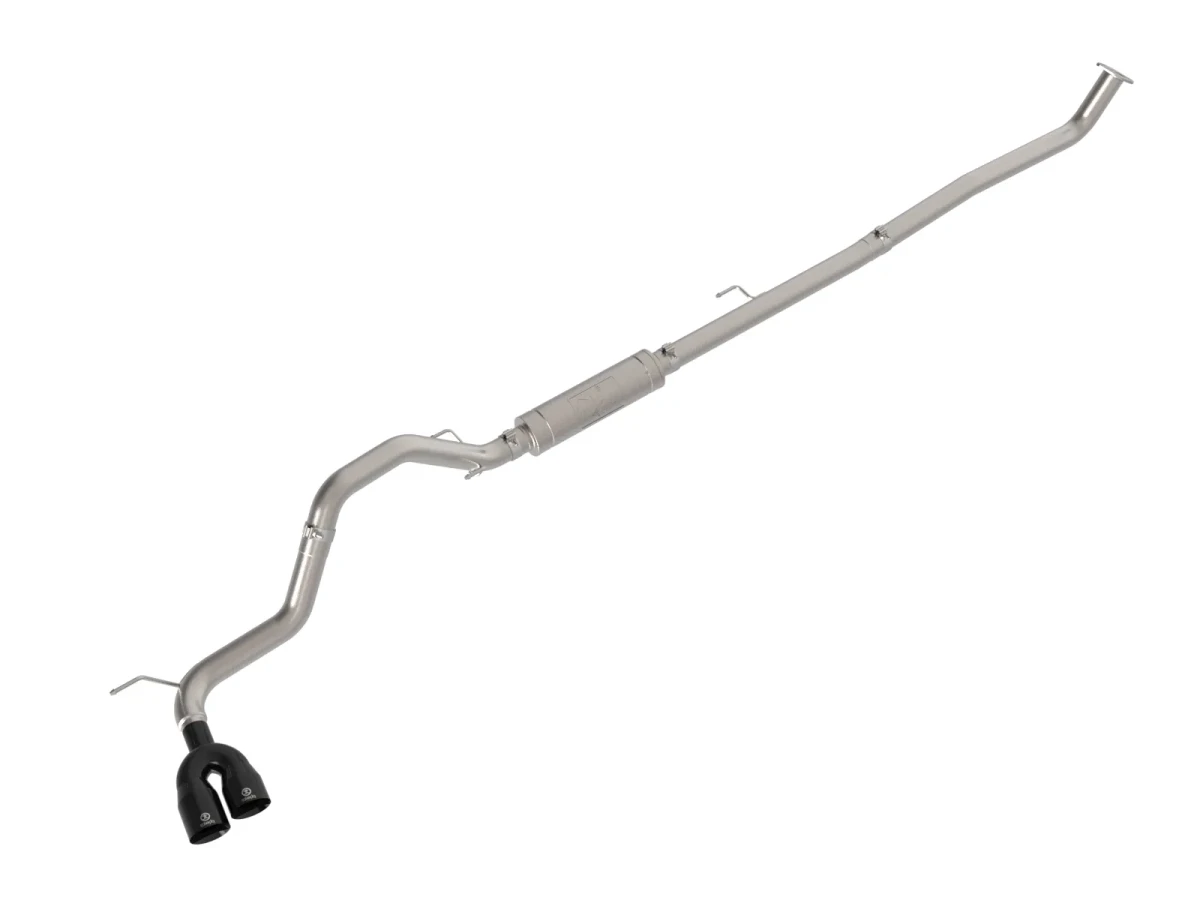 Toyota Hilux Performance Exhaust - Rear-Side Exit - aFe - Vulcan Series 3 IN Cat Back - Black - `15-`26