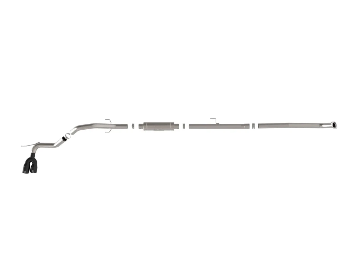 Toyota Hilux Performance Exhaust - Rear-Side Exit - aFe - Vulcan Series 3 IN Cat Back - Black - `15-`26