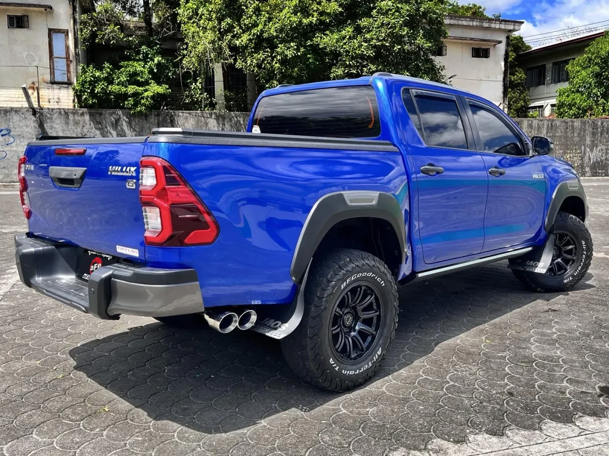 Toyota Hilux Performance Exhaust - Rear-Side Exit - aFe - Vulcan Series Cat-Back - Polished - `15-`26
