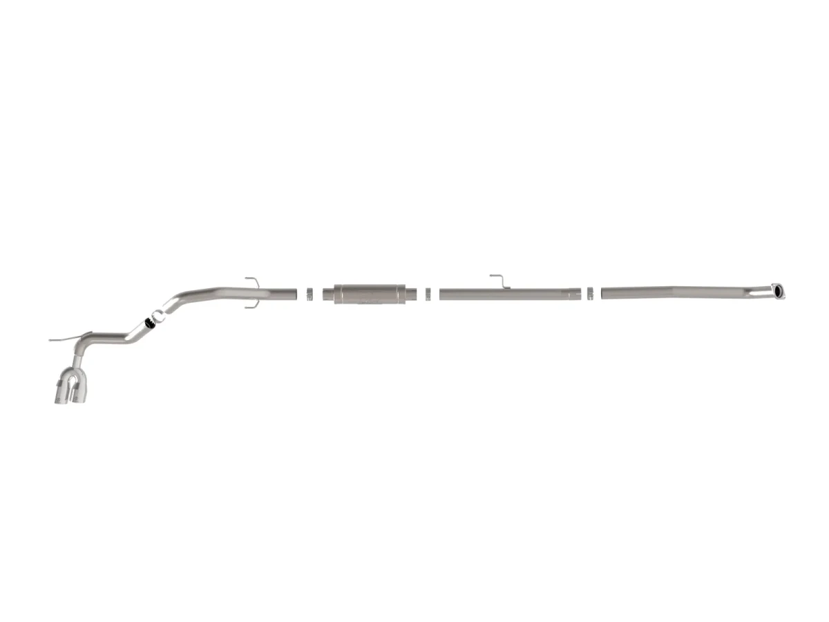 Toyota Hilux Performance Exhaust - Rear-Side Exit - aFe - Vulcan Series Cat-Back - Polished - `15-`26