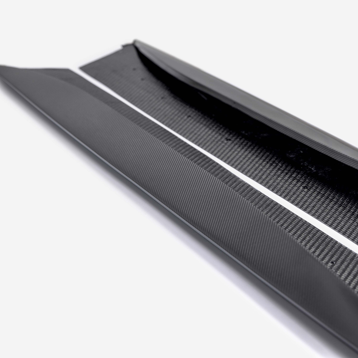 Chevrolet Corvette C8 Rocker Panel Splitters - Anderson Composites - Type-AZ - Carbon Fiber - Z06 `23-`25