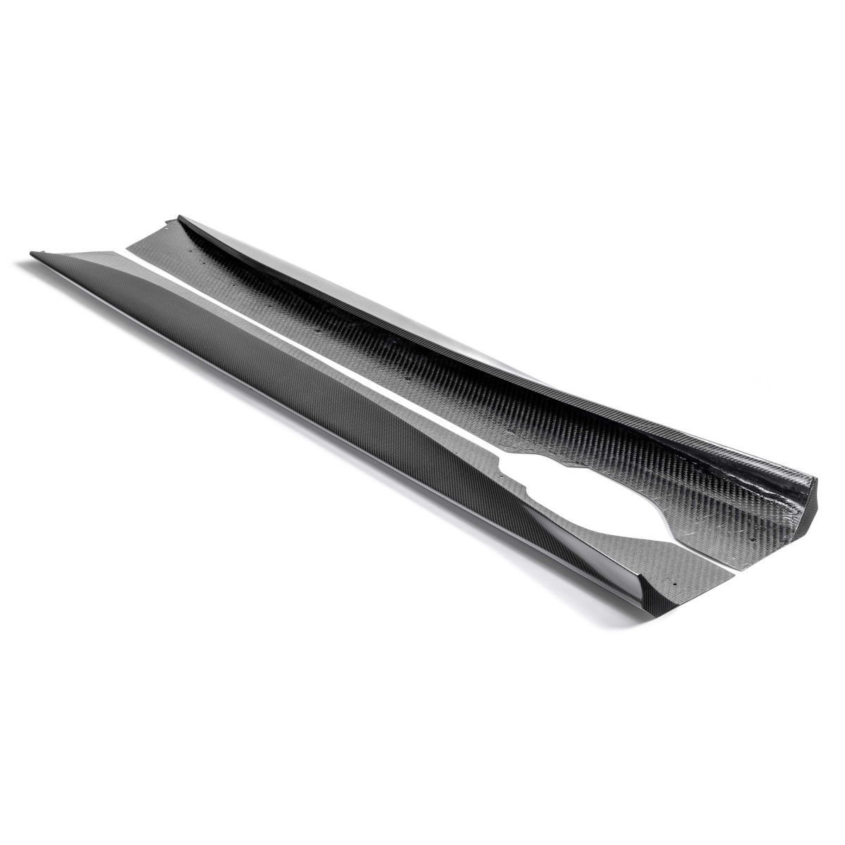 Chevrolet Corvette C8 Rocker Panel Splitters - Anderson Composites - Type-AZ - Carbon Fiber - Z06 `23-`25 Chevrolet Corvette C8 Rocker Panel Splitters - Anderson Composites - Type-AZ - Carbon Fiber - Z06 `23-`25