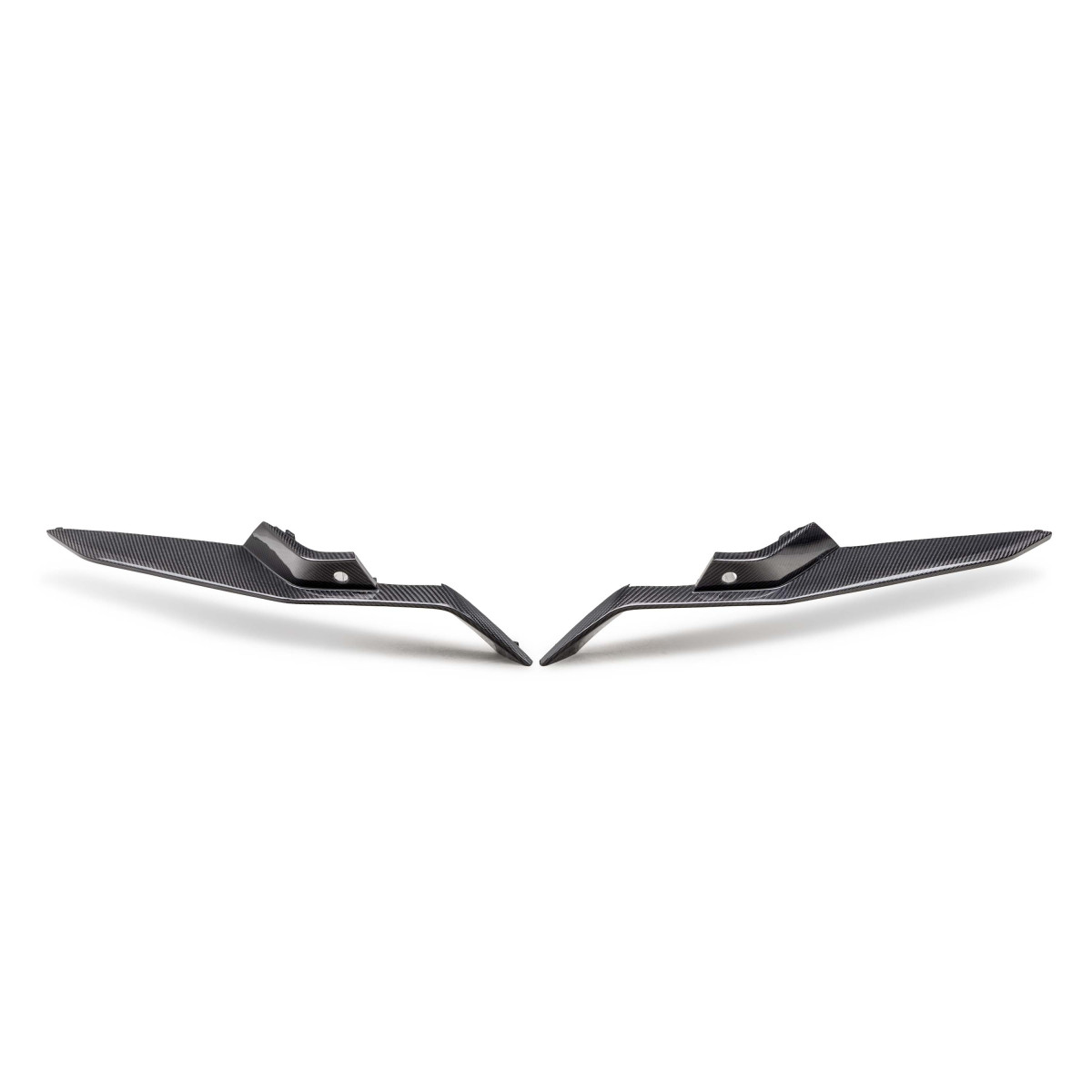 Chevrolet Corvette C8 Grille - Front - Anderson Composites - Carbon Fiber Upper Grille Deflectors - Z06 `23-`24