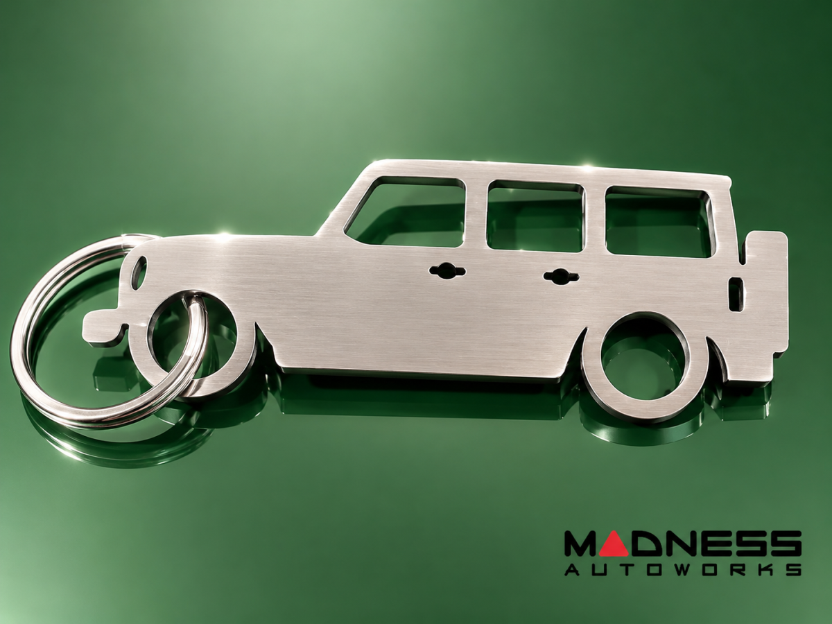 Keychain - Jeep Wrangler Silhouette