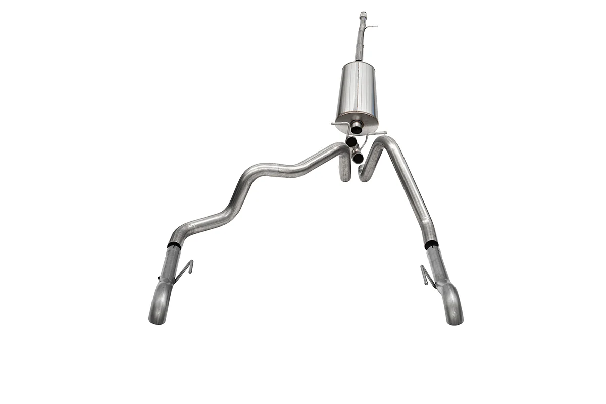 Chevrolet Silverado Performance Exhaust - Cat-Back - Dual Rear Exit - CORSA Performance - Sport - Turndown Tips - `24+