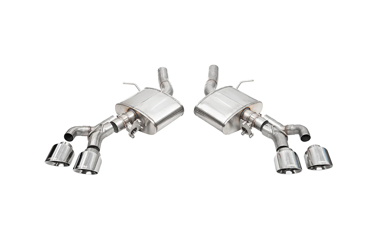 Cadillac CT4 V Blackwing Performance Exhaust - Axle-Back - CORSA Performance - Active Valve - Carbon Fiber Black Tips - `22+