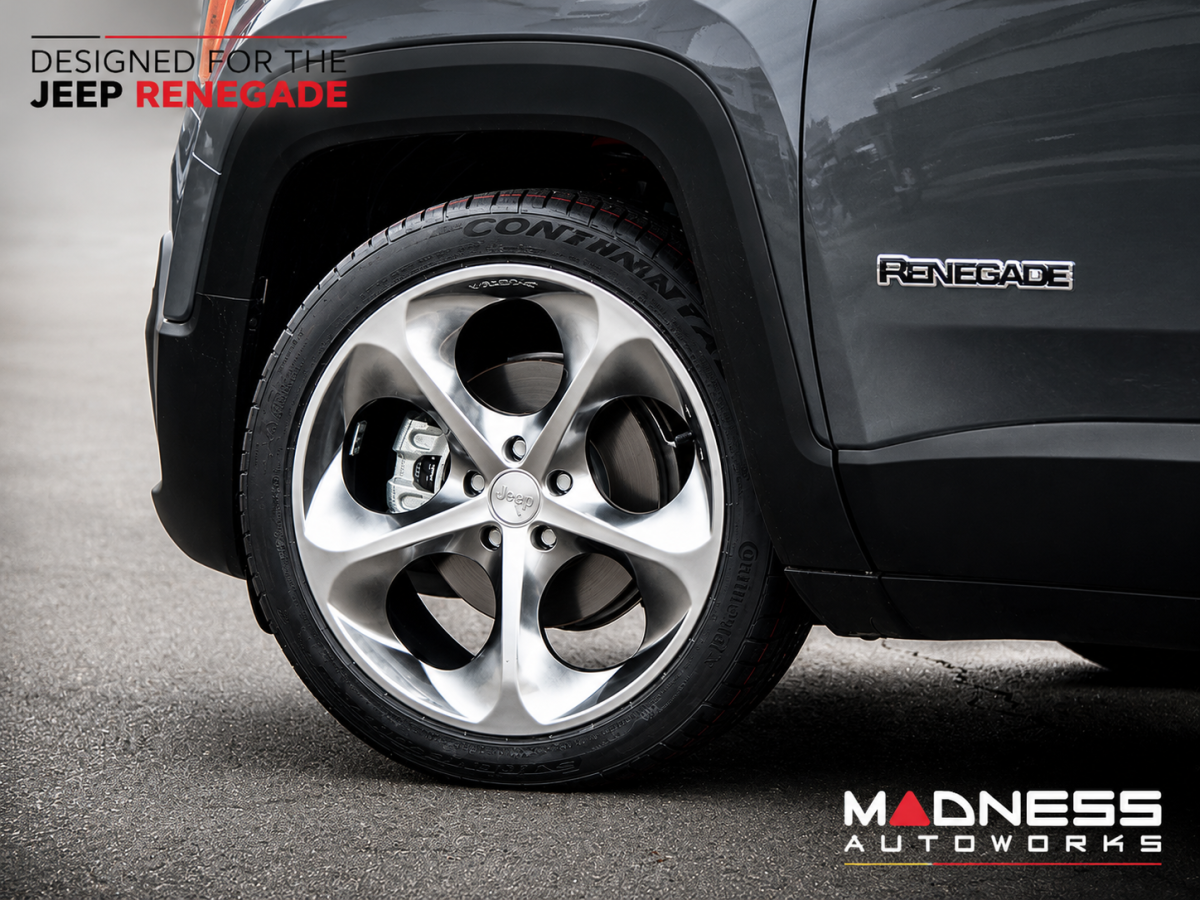 Jeep Renegade Custom Wheels (4) - Phantom - 19x8" - Hyper Silver/ Hyper Black