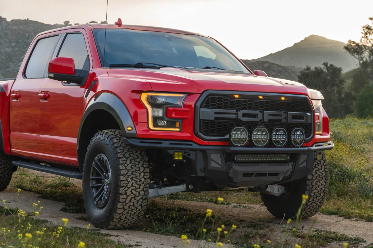 Ford F-150 Raptor Front Bumper - DV8 Offroad - Tube - `17-`20