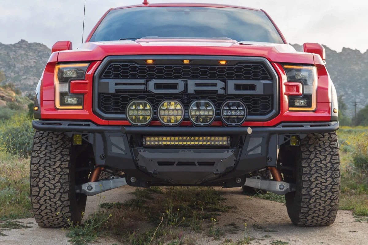 Ford F-150 Raptor Front Bumper - DV8 Offroad - Tube - `17-`20