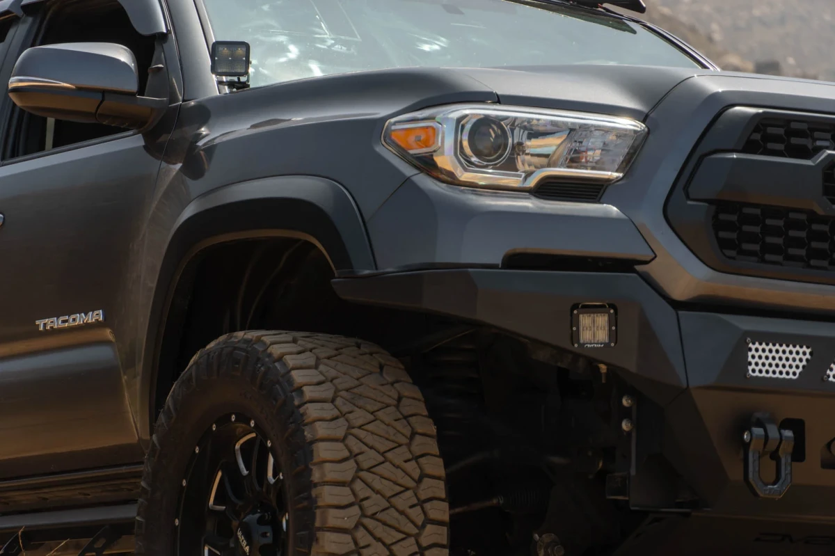 Toyota Tacoma Front Bumper - DV8 Offroad - MTO Series Winch - `16-`23