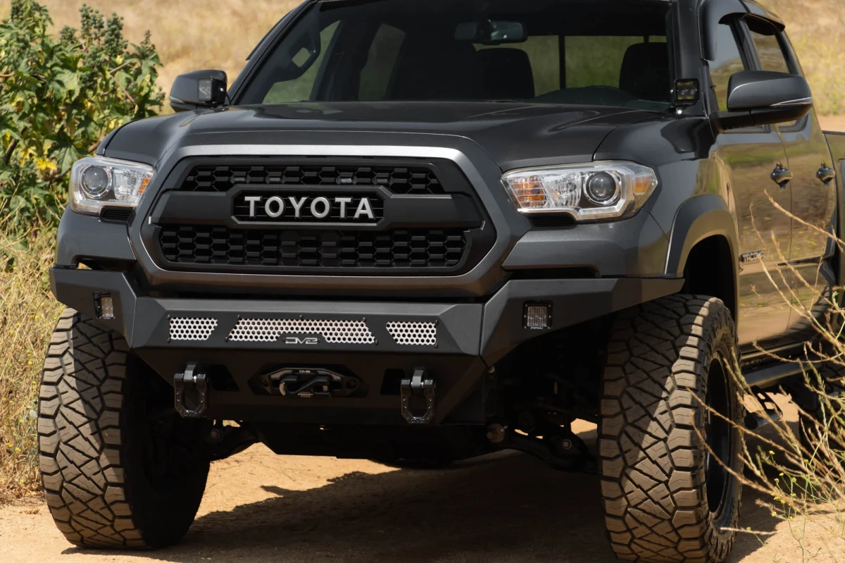 Toyota Tacoma Front Bumper - DV8 Offroad - MTO Series Winch - `16-`23