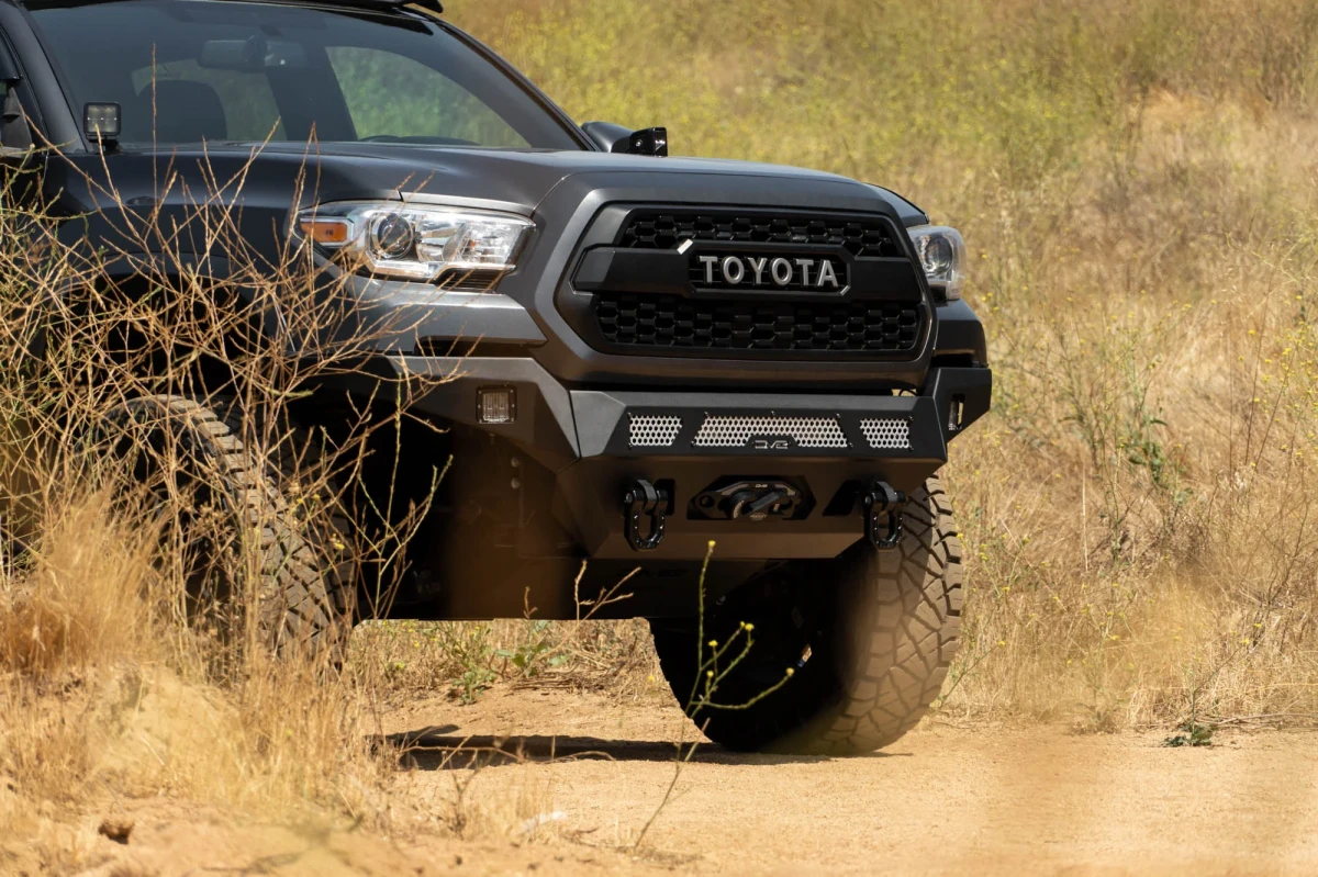 Toyota Tacoma Front Bumper - DV8 Offroad - MTO Series Winch - `16-`23