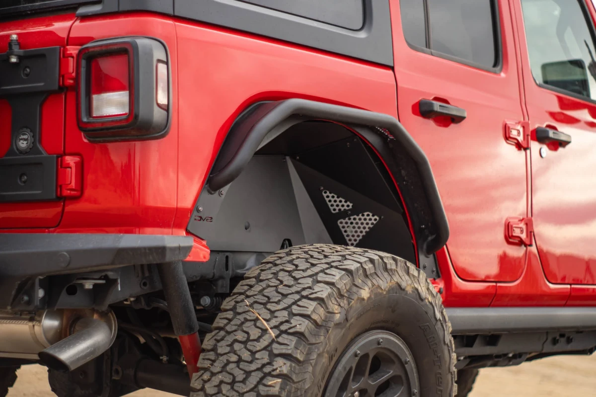 Jeep Wrangler JL Inner Fender Liners - Rear - DV8 Offroad - `18-`24
