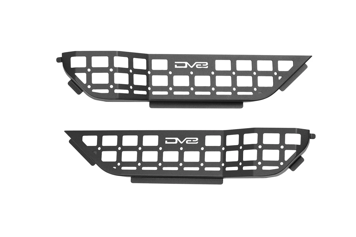 Jeep Wrangler JL Molle Panels - Front - DV8 Offroad - Door Pocket - `18+