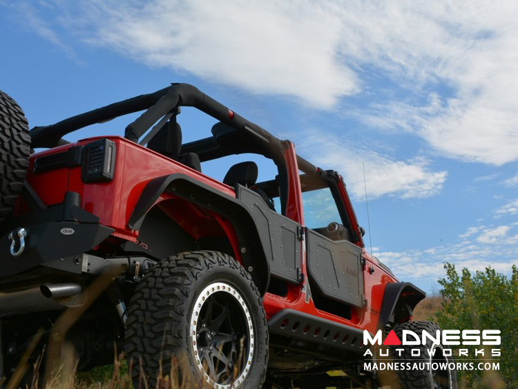 Jeep Wrangler JK Half Doors - Rear - DV8 Offroad - `07-`18