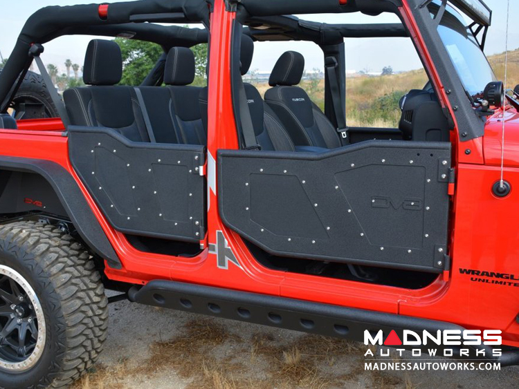 Jeep Wrangler JK Half Doors - Rear - DV8 Offroad - `07-`18