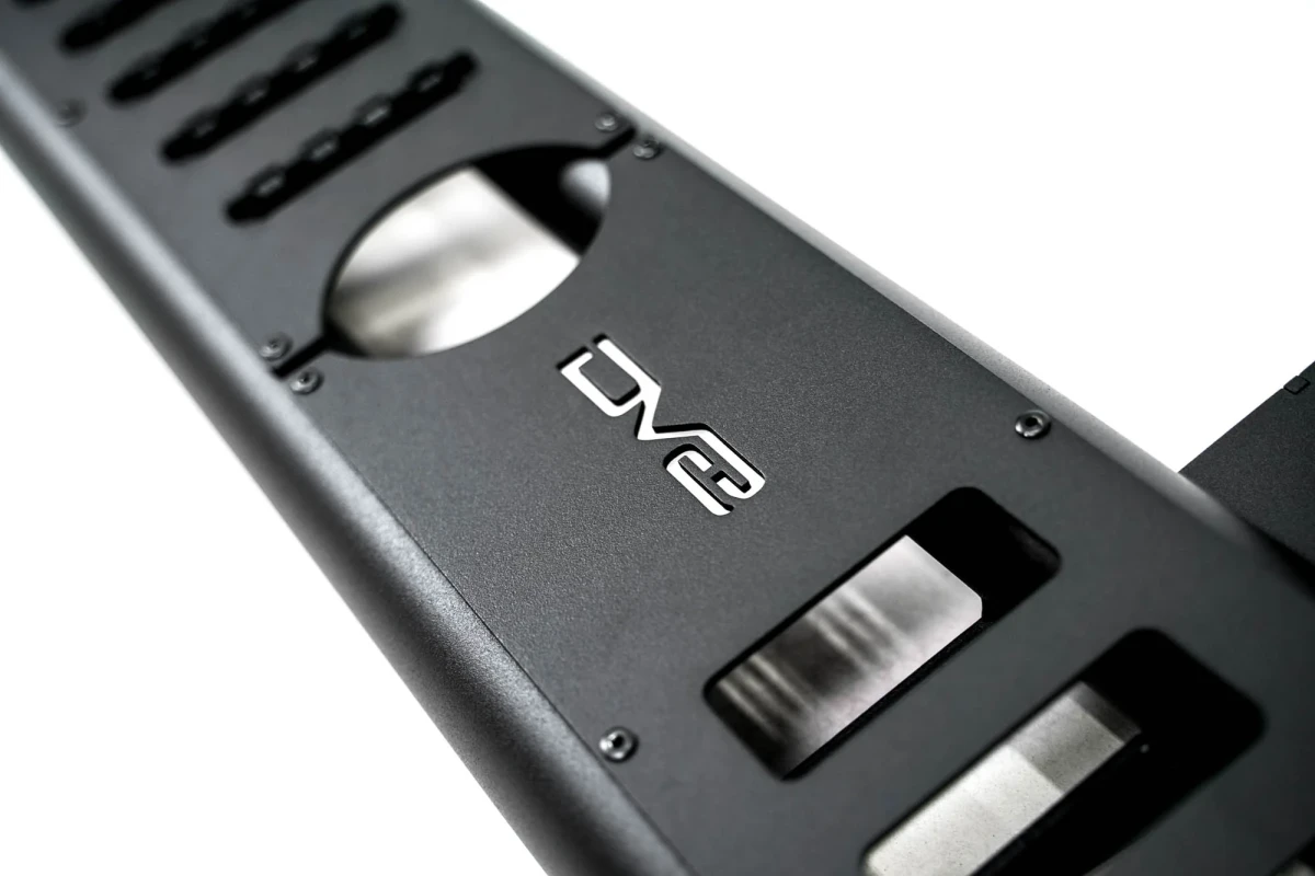 GMC Sierra 1500 Crew Cab Side Steps - DV8 Offroad - OE Plus - Black - `19-`25