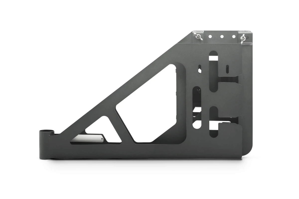 Jeep Wrangler JL Tire Carrier - Swing Gate - DV8 Offroad MTO Series Bumper - `18-`25