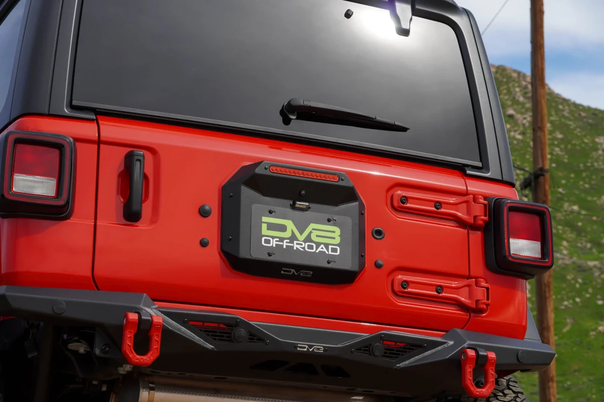 Jeep Wrangler JL Spare Tire Delete Kit - DV8 Offroad