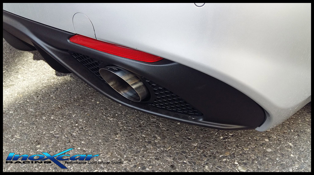 Alfa Romeo Giulia Exhaust Trim - InoXcar - 102mm - Sport/ Ti Models