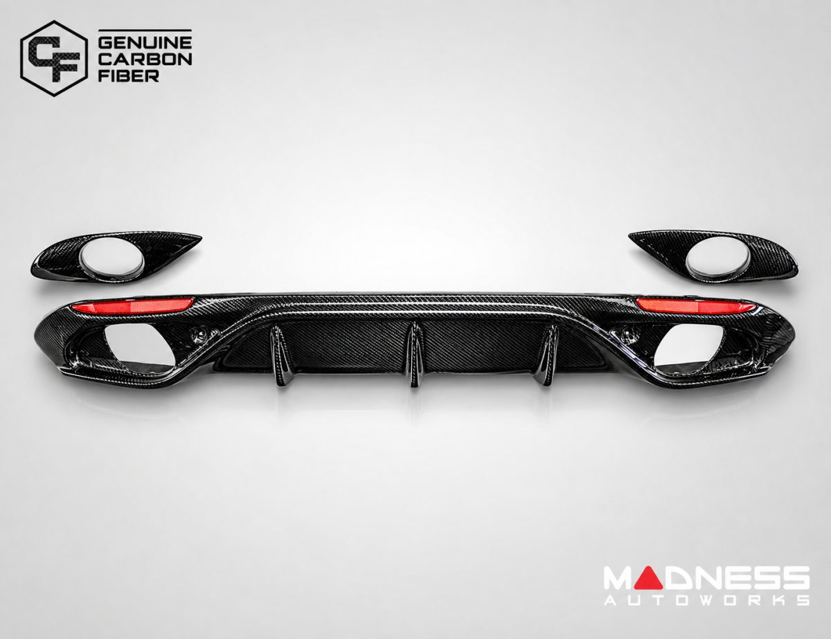 Alfa Romeo Giulia Diffuser - Carbon Fiber - Originale Lusso - Feroce Carbon - Base Models