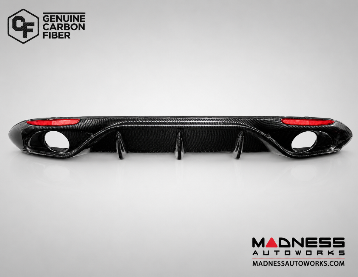Alfa Romeo Giulia Diffuser - Carbon Fiber - Originale Lusso - Feroce Carbon - Base Models