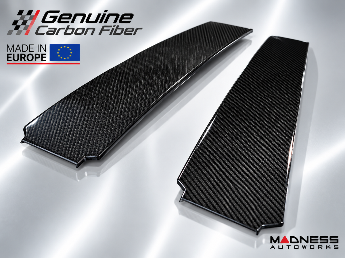 Maserati Ghibli Exterior Trim - Carbon Fiber - B Pillar Trim Cover Kit - Feroce Carbon