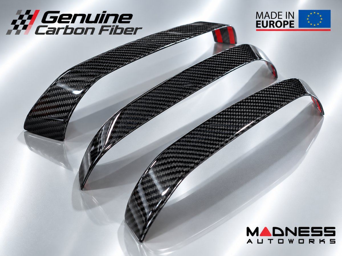 Maserati Ghibli Interior Trim - Carbon Fiber - Door Handle Cover Trim Kit - Feroce Carbon