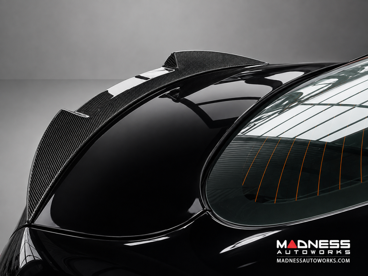 Alfa Romeo Giulia Trunk Spoiler - Carbon Fiber - QV Style - Feroce Carbon 