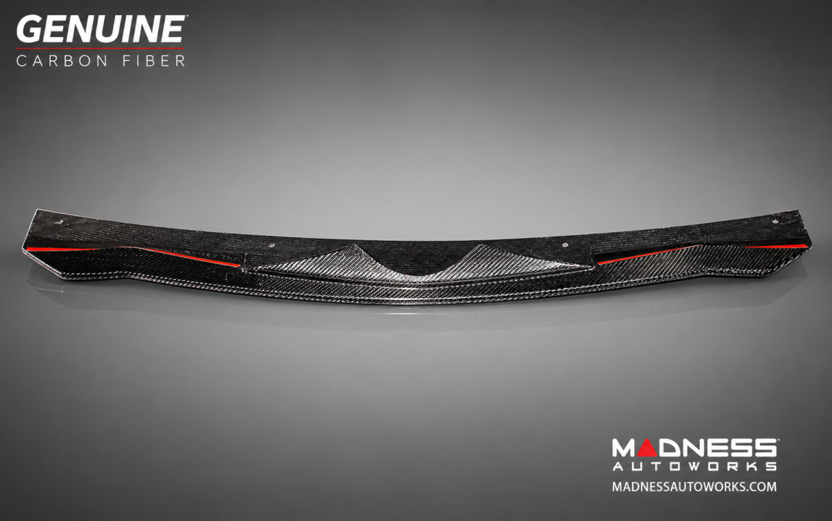 Alfa Romeo Giulia Front Spoiler - Carbon Fiber - QV Style - V3 - Feroce Carbon - Base Model