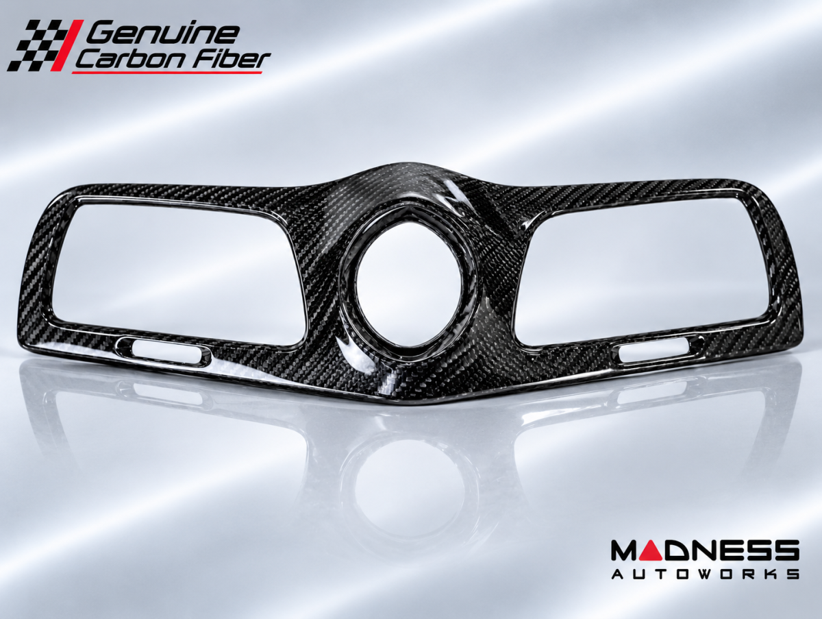 Maserati GranTurismo Interior Trim - Carbon Fiber - Center Air Vent Cover Trim Kit - 1 piece