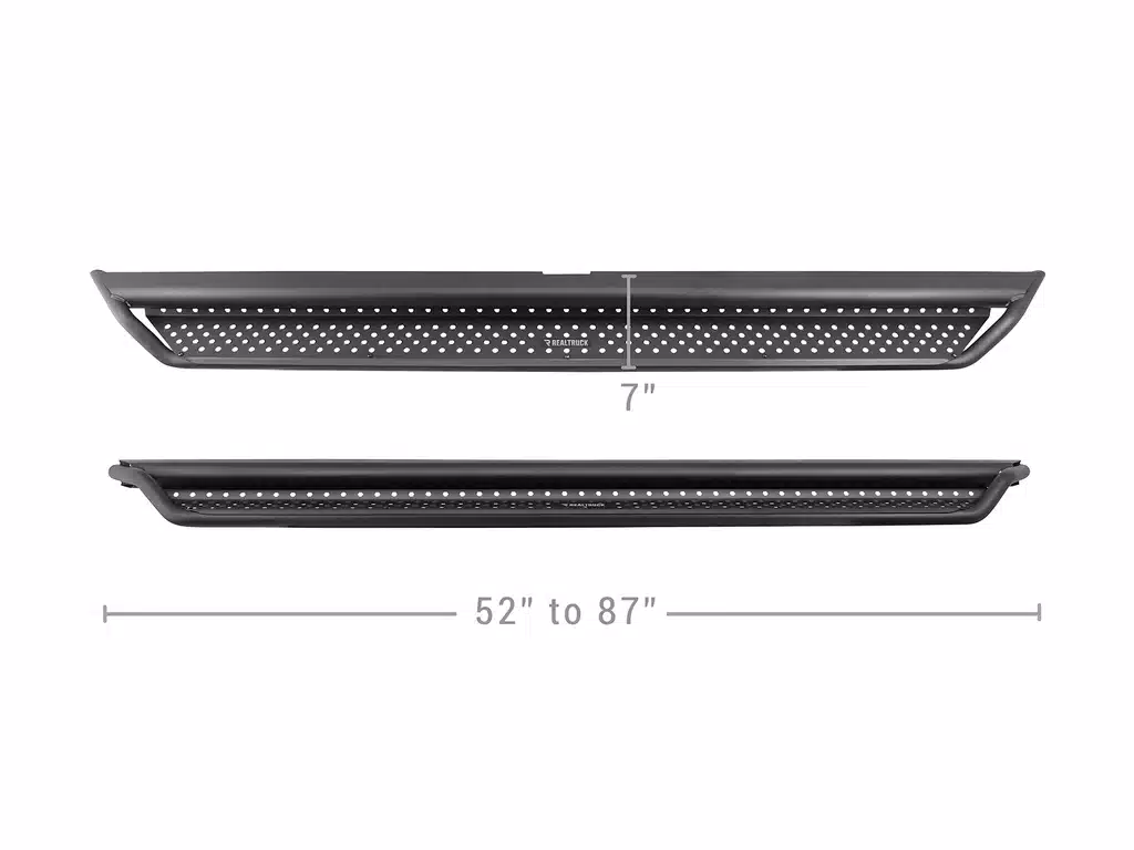 Dodge Ram 1500 Side Steps - Go Rhino - Dominator Extreme D1 - Textured Black - `09-`19